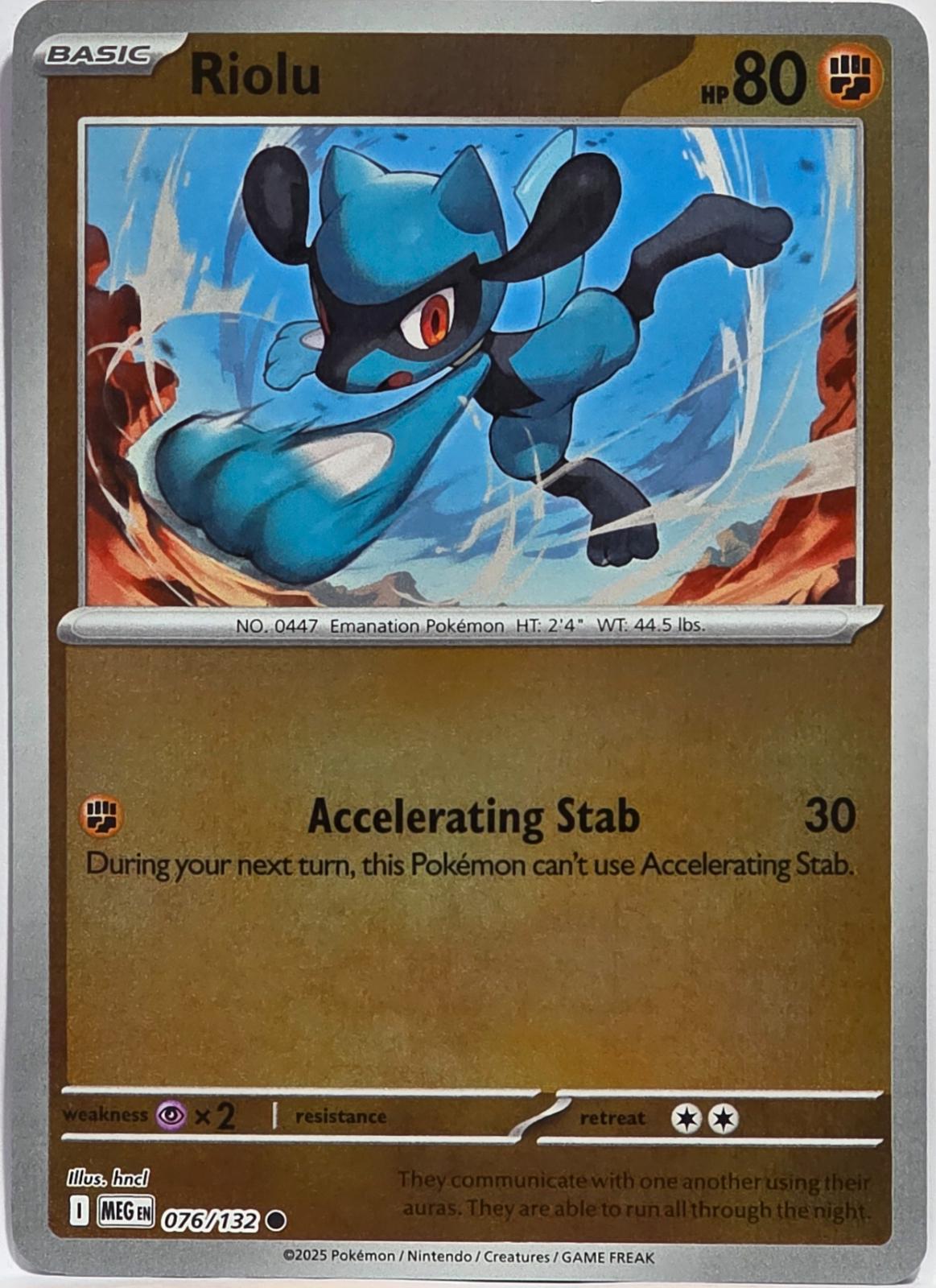 Riolu [Reverse Holo]